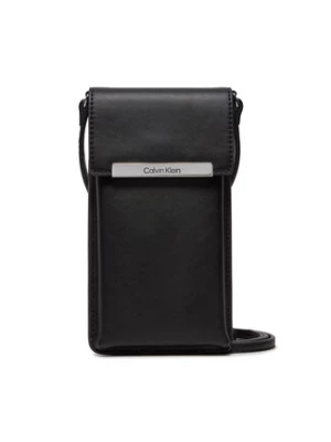 Calvin Klein Torebka na telefon Ck Linear Phone Crossbody K60K612192 Czarny