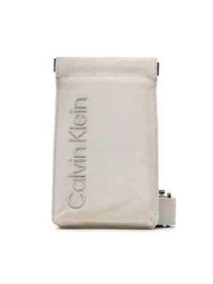 Calvin Klein Torebka na telefon Ck Summer Phone Crossbody K60K610460 Beżowy