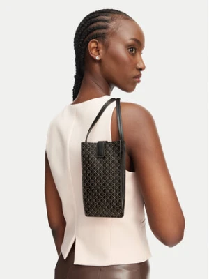 Calvin Klein Torebka na telefon Emblem Aop Phone Crossbody LV04F1115G Czarny