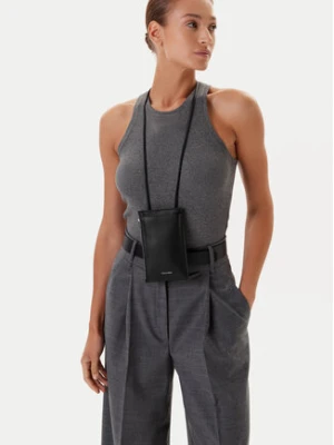 Calvin Klein Torebka na telefon Foil Emboss Phone Crossbody LV04D1037G Czarny