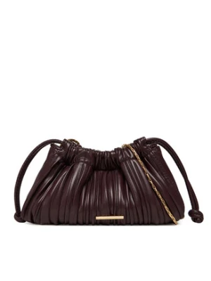 Calvin Klein Torebka Plisse Mini Drawstring Bag LV04F3077G Bordowy