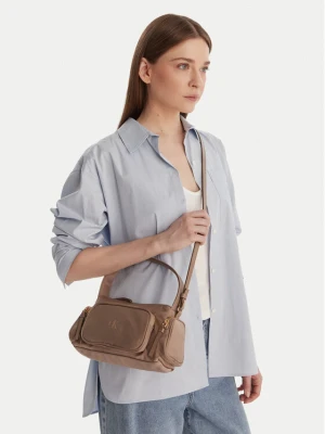 Calvin Klein Torebka Pocket Nylon Bag W / Strap LV04F3132G Beżowy