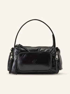 Calvin Klein Torebka Pocket Shiny Small schwarz