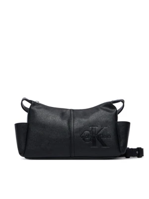 Calvin Klein Torebka Pockets Monologo Crossbody LV04F3687G Czarny