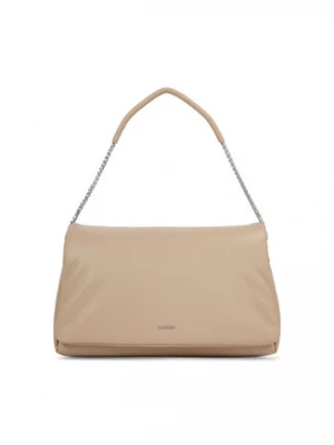 Calvin Klein Torebka Puffed Shoulder Bag K60K611539 Beżowy