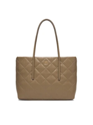 Calvin Klein Torebka Quilted Small Tote LV04F3325G Beżowy