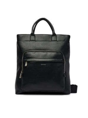 Calvin Klein Torebka Raised Tote LV04D3494G Czarny