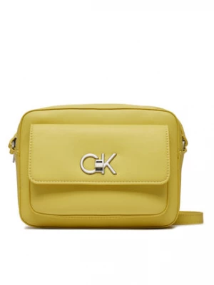 Calvin Klein Torebka Re-Lock Camera Bag W/Flap K60K611083 Żółty
