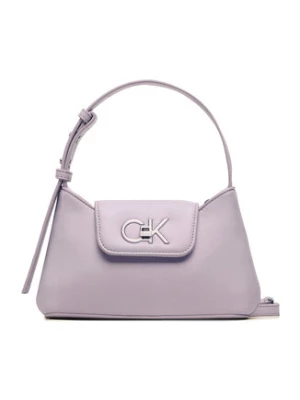 Calvin Klein Torebka Re-Lock Crossbody W/Flap Sm K60K610770 Fioletowy