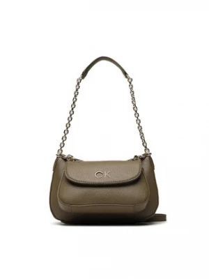 Calvin Klein Torebka Re-Lock Dbl Shoulder Bag K60K610183 Zielony