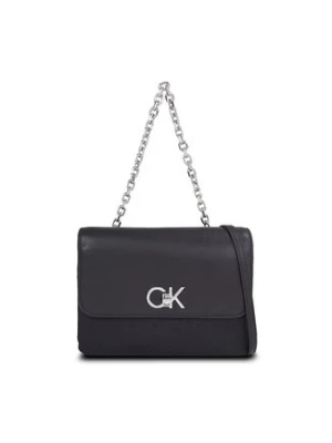 Calvin Klein Torebka Re-Lock Double Gusett Bag_Jcq K60K611877 Czarny