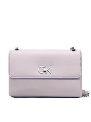 Calvin Klein Torebka Re-Lock Ew Conv Crossboody K60K610749 Fioletowy