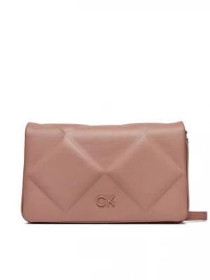Calvin Klein Torebka Re-Lock Quilt Shoulder Bag K60K611021 Różowy