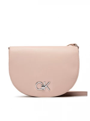 Calvin Klein Torebka Re-Lock Saddle Bag K60K609871 Różowy