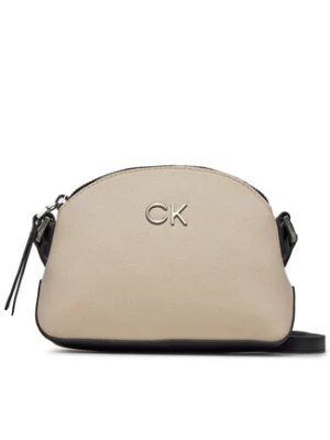 Calvin Klein Torebka Re-Lock Seasonal Xbody Sm_Canvas K60K611793 Écru