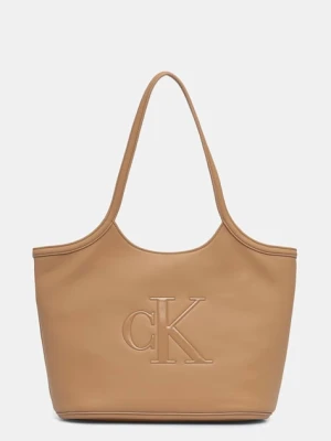 Calvin Klein torebka shopper damska z imitacji skóry