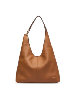 Calvin Klein Torebka Slouchy Leather Md Shoulder Bag LV04F3543G Zielony