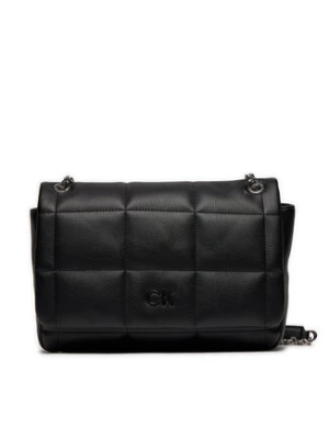 Calvin Klein Torebka Square Quilt Conv Shoulder Bag K60K612332 Czarny