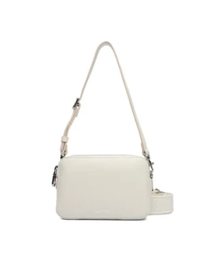 Calvin Klein Torebka Webbing Double Strap Camera Bag LV04F3165G Biały