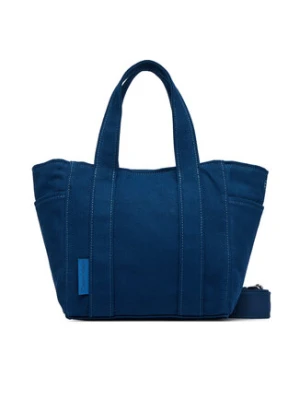 Calvin Klein Torebka Webbing Strap Canvas Small Tote LV04F3384G Niebieski