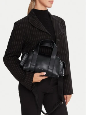 Calvin Klein Torebka Webbing Strap Pocket Bag LV04F3291G Czarny