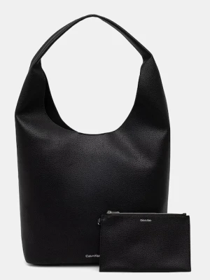 Calvin Klein torebka worek damska z imitacji skóry