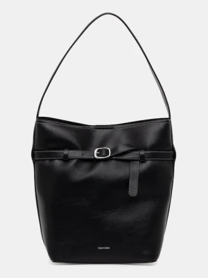 Calvin Klein torebka worek damska z imitacji skóry