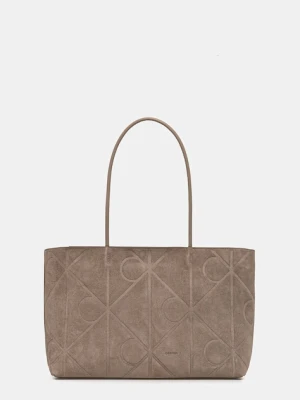 Calvin Klein torebka zamszowa
