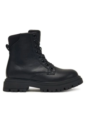 Calvin Klein Trapery Lace Up Bootie V3A5-83120-1464 S Czarny