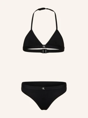Calvin Klein Trójkątne Bikini Ck Monogram schwarz