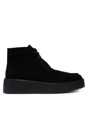 Calvin Klein Trzewiki Flatf Lace Up Apr Cut Boot HW0HW03273 Czarny