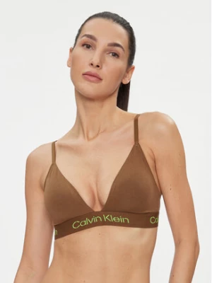 Calvin Klein Underwear Biustonosz bezfiszbinowy 000QF7456E Brązowy