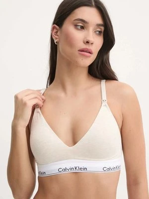 Calvin Klein Underwear biustonosz do karmienia kolor beżowy melanż 000QF6218E