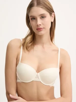 Calvin Klein Underwear biustonosz kolor biały gładki 000QF7577E