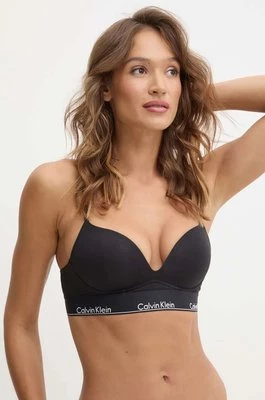 Calvin Klein Underwear biustonosz kolor czarny gładki 000QF7623E