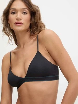 Calvin Klein Underwear biustonosz kolor czarny gładki 000QF7945E