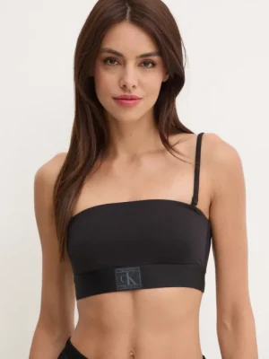 Calvin Klein Underwear biustonosz kolor czarny gładki 000QF7966E