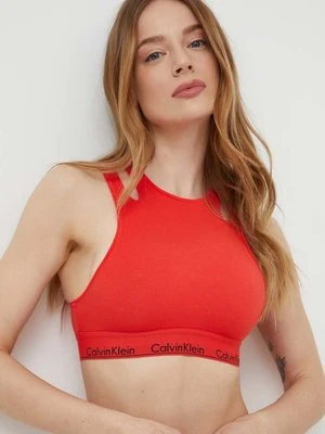 Calvin Klein Underwear biustonosz kolor czerwony gładki