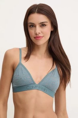 Calvin Klein Underwear biustonosz kolor niebieski gładki 000QF7491E