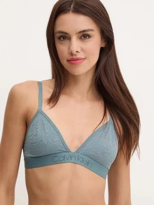 Calvin Klein Underwear biustonosz kolor niebieski gładki 000QF7491E