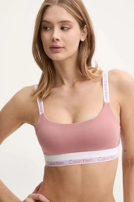 Calvin Klein Underwear biustonosz kolor pomarańczowy gładki 000QF7970E