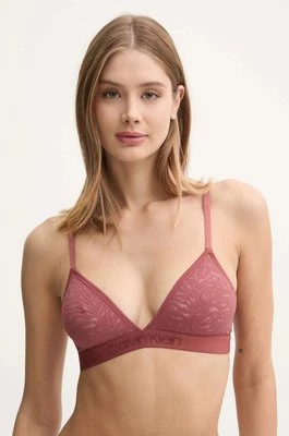 Calvin Klein Underwear biustonosz kolor różowy gładki 000QF7491E