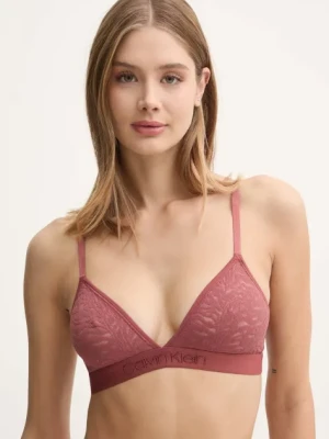 Calvin Klein Underwear biustonosz kolor różowy gładki 000QF7491E