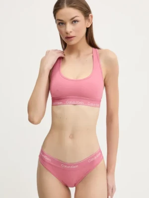 Calvin Klein Underwear biustonosz kolor różowy gładki 000QF7874E