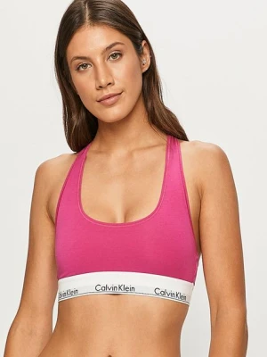 Calvin Klein Underwear biustonosz kolor różowy gładki