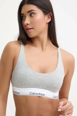 Calvin Klein Underwear biustonosz kolor szary gładki 000QF7586E