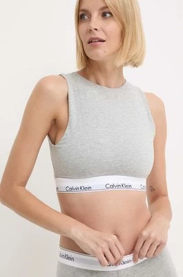 Calvin Klein Underwear biustonosz kolor szary gładki 000QF7626E