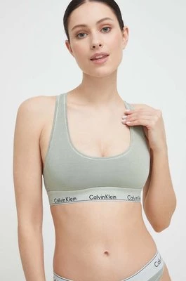 Calvin Klein Underwear biustonosz kolor zielony gładki