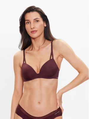 Calvin Klein Underwear Biustonosz push-up 000QF6016E Bordowy