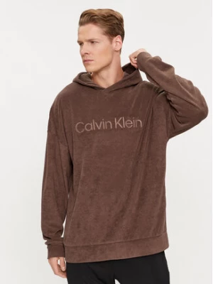 Calvin Klein Underwear Bluza 000NM2454E Bordowy Relaxed Fit